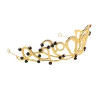OSALADI Egyptian Gold Snake Crown Bridal Tiaras Rhinestone Wedding Headband for Bride Birthday Party Halloween Queen Headpiece Hair Accessory