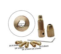 OSALADI Electric Drill Chuck Mini Hand Drill Bit Clip Brass Collet Set Perfect for DIY