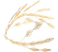OSALADI Elegant Golden Bridal Leaf Hair Crown Dress up Tiara, Crafted with Precision Alloy Material, Easy to Wear Wedding Headwear for Bride Celebrations and Parties