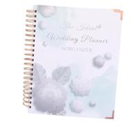 OSALADI Elegant Wedding Countdown Calendar Notebook Multi Use Wedding Organizer for Do Lists Memories for Engaged Couples