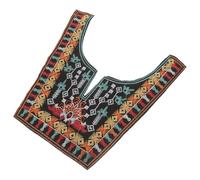 OSALADI Ethnic Style Embroidered Applique Patch, Decorative Floral Sewing Patch for DIY Clothes, Small Replaceable Embroidery Patterns for Costumes and Accessories