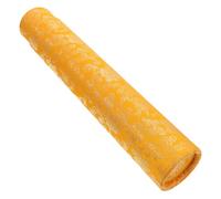 OSALADI Extendable Painting Scroll Box and Calligraphy Storage Tube for Artists, Yellow Dragon Pattern Telescoping Mailing Tube with Caps, 35-62cm Length, Inner Diameter 6cm, Art Poster