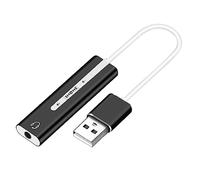 OSALADI External Sound Card 7.1 Sound Track with Microphone and Earphone Jack for Audio Quality