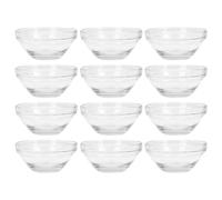 OSALADI Facial Mixing Bowls Glass 12Pcs 3.0 Inch Bowls for Essential Oils and Cosmetic Mask Preparation in Beauty Salons