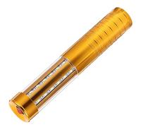 OSALADI Flashing LED Glow Stick Portable Colorful Light Wand Rechargeable Metal Gold White Light for Party Bar Festival Use