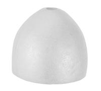 OSALADI Foam Cake Dummy Model White Princess Skirt Block for Wedding Cake Decorating Practice DIY Fondant Crafts Lightweight Sturdy Surface for Baking Classes and Display