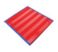 OSALADI Foldable Double-sided Desktop Display Stand Pocket 3-tier Triangular Teaching Aid for Classroom Use for English Letter Demonstration