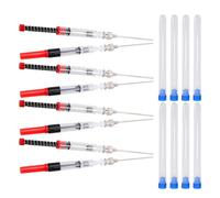 OSALADI Fountain Pen Ink Absorber Set 8 Pieces with Spring and Rotary Fillers, Leakproof Refill Tubes with Storage Bottles, High-Capacity Ink Converter for European Standard Pens, Suitable