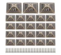 OSALADI Furniture Decorative Thumbtacks 50pcs Vintage Bronze Square Head Zinc Alloy Decorative Studs for Cork Boards and Home Accent Projects