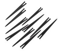 OSALADI Garden Hose Spikes Easy to Install 100pcs Plastic Ground Stakes for Support Garden Hose Sturdy Fixing Rods for Lawn