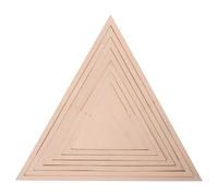 OSALADI Geometric Pottery Plate Forming Mold Set with Wooden Triangular Rail Precise Concentric Cutting Clay Sculpting Tool for Handbuilding Ceramic Modeling and DIY Pottery Supplies