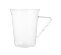 OSALADI Glass Cups Coffee Serving Glasses 450ml Glass Multi-Purpose Wear-Resistant Stylish Creative Design with Gift for Home and Restaurants