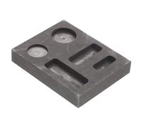 OSALADI Graphite Ingot Mold Casting Crucible for Melting Gold Silver Volume Refining with Strong Corrosion and Wear Resistance for Jewelry and Industrial Use