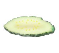 OSALADI Hair Pin Cucumber Slice Vegetable Design Barrette 30X64Mm for Energetic Students Lightweight Hair Clip for Casual Wear