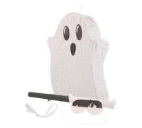 OSALADI Halloween Ghost Piñata for Indoor Classroom and Birthday Celebrations, 3d Paper Ghost with Hollow Interior and Prescored Folds, Easy to Hang and Assemble, Fillable Candy Holder