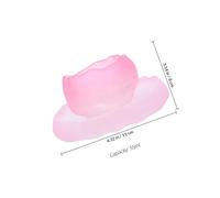 OSALADI Handmade Pink Glass Tea Cup with Saucer Set, Japanese Style Kung Fu Teacup for Tea Lovers, 2pcs Pink Purple Mug and Glass Coaster for Home and Travel