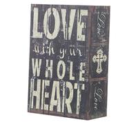 OSALADI Hidden Book Safe with Key Lock, Creative Small Size Secure Storage Box for Cash, Jewelry, and Valuables, Portable Book-shaped Safe Suitable for Home and Travel Use