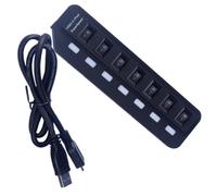 OSALADI Hub Adapter for Laptop Hub Concentrator Expansion Transfer Adapter Dock Holder for Multi-device Connections at Home Office