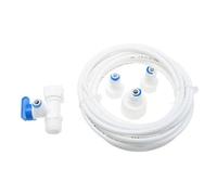 OSALADI Ice Maker Water Line Kit 5m PE Material Inlet Pipe Special Connector for Ice Machine Installation Complete Accessories for Maintenance and Replacement