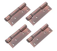 OSALADI Invisible Stainless Steel Door Hinges with Hydraulic Buffer Self Closing Spring Mechanism Positioning for Interior Doors Noise Reduction Durable Folding Hardware