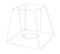 OSALADI Iron Lampshade Frame Cone DIY Lamp Holder for Table Ceiling Floor Lamps Rust-Resistant Durable Lamp Shade Accessory