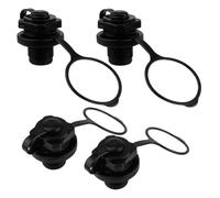 OSALADI Kayak Air Valve 4Pcs PVC Inflatable Boat Valves 22Mm Screw Diameter for Kayak Drain Plug and High Pressure Air Cock Use