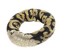 OSALADI Key Bowl Silk Pillow Round Meditation Pad Brocade Art Sound Bowl Mat 10cm