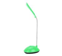 OSALADI Kids LED Desk Lamp - Battery Operated, Flexible Gooseneck, Eye-Caring, Green, Dimmable