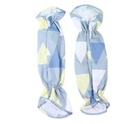OSALADI Kitchen Cooking Oversleeves Oilproof Arm Protector Elastic Women Apron Sleeves Geometry Grey