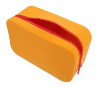 OSALADI Large Capacity Waterproof Silicone Toiletry Bag for Home Use and Travel, Easy to Carry Makeup Case with Soft and Strong Silicone Material, for Organizing Cosmetics and Brushes