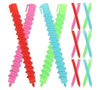 OSALADI Large Hollow Spiral Curl Rods 60Pcs for Long Hair Lightweight Perm Rods for Women Suitable for Home Styling and Salon Use in Assorted Colours Random Color