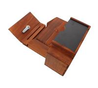 OSALADI Lockable Wooden Suggestion Box Vintage Design with Key for Voting Fundraising Donation Collection Flexible Desktop and Wall Mount Organizer for Offices Community Centers Bars