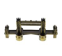 OSALADI London Tower Bridge Model Alloy Historical Architecture Sculpture Home Decor Tabletop Ornament British Bridge Craft Collectible for Living Room and Office Display