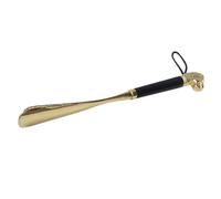 OSALADI Long Handle Shoehorns Metal Shoe Horn Tool with Lion Decor for Men Women Boots Shoes Back Lightweight Alloy Steel 32cm Comfortable Use