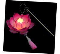 OSALADI Luminous Lotus Lamp Lovely Lotus Shape Light for Festive Performance Portable Lights Decor for Chinese Clothing