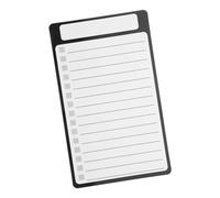 OSALADI Magnetic Fridge Notepad Whiteboard Pad Small Size Pet Writing Film Magnetic Grocery List Memo Pad for Refrigerator to Do List Planning and Shopping Organization