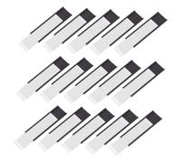 OSALADI Magnetic Label Holder with Protective Films and Replacement Strips Magnetic Rack Label Holders for Metal Shelves Toolbox Warehouse and Office Storage Organization
