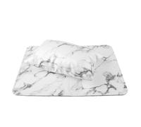 OSALADI Manicure Hand Pillow Nail Arm Rest in White Pu Material with Comfortable Hand Feeling and Table Protection, Foldable Nail Table Mat Suitable for Professional Salon and Home Use