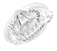 OSALADI Manual Citrus Juicer Hand Squeezer Lemon and Orange Juicer Portable Handheld Fruit Juice Press for Kitchen Household Use with Glass Base Random Style