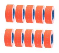 OSALADI Market Price Tag Paper for Single Row Price Label Machine Cost Stickers for Supermarkets and Shops Easy Install Pricing Label Paper with Clear Double Printing Tags