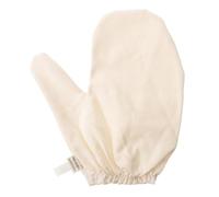 OSALADI Massage Mitt and Cellulite Reduction with Elastic Wrist Band Raw Silk for Ayurvedic Dry Brushing Easy Maintenance and Quick Drying Exfoliation Gloves for Home Spa and Travel Use