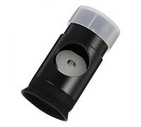 OSALADI Metal Cheshire Eyepiece Optical Eyepiece Collimating Reflector Telescopes Precise Centering of Optics Black Aluminum Alloy 45 Degree Plate Fits in 1.25 Inch for Astronomy