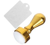 OSALADI Metallic Silicone Nail Art Stamper Set Gold Manicure DIY Seal Tool Creative Nail Art Printing for Home and Professional Use