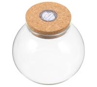 OSALADI Micro Landscape DIY Bottle High Borosilicate Glass Fish Tank with LED Light for Home Decoration and Hydroponics Planting