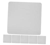 OSALADI Microfiber Cleaning Cloths for Glasses and Camera Lenses, 6 Pieces Large Suede-like Eyeglass Wipes, Grey Polishing Cloths for Screen and Jewelry Cleaning in Electronics and Photography