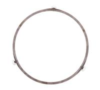 OSALADI Microwave Turntable Wheels Glass Plate Support for Even Heating High Temperature Resistant Microwave Oven Accessory