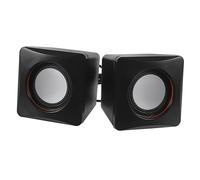 OSALADI Mini USB Computer Speaker Pair, Desk Speaker for Desktop and Cellphone, USB Wired, Stable Audio Transmission, Easy to Use, Home and Office Audio