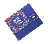 OSALADI Monthly Standing Desk Calendar with Thick Paper Spiral Binding English Planner for Office Home School Language Learning Date Marking Versatile and Elegant Desktop Organizer