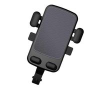 OSALADI Motorcycle Phone Holder Bike Phone Mount Navigation Rack Mechanical Lock Design Silicone Material Easy to Install Black for Handlebars with A Diameter of 20mm-28mm Navigating While