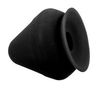 OSALADI Muscle Massage Ball Black with Groove and Suction Cup Base Design TPE for Self-Massage Easy Removal Effective Fascia Muscle Roller for Work and Home Use